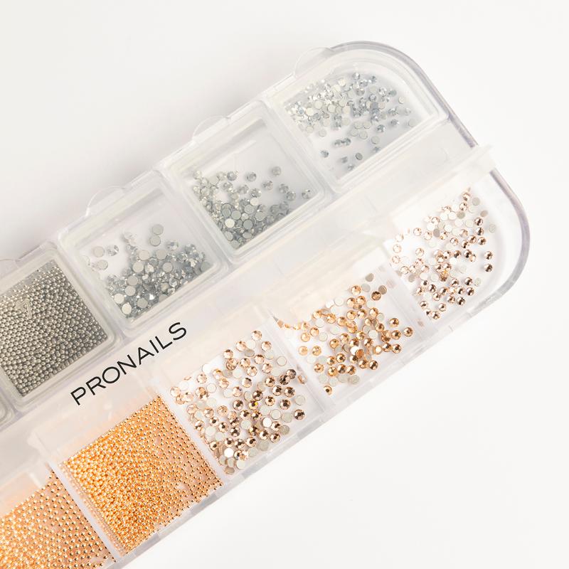 Diamonds & Pearls - Caja Nail Deco +10K pcs